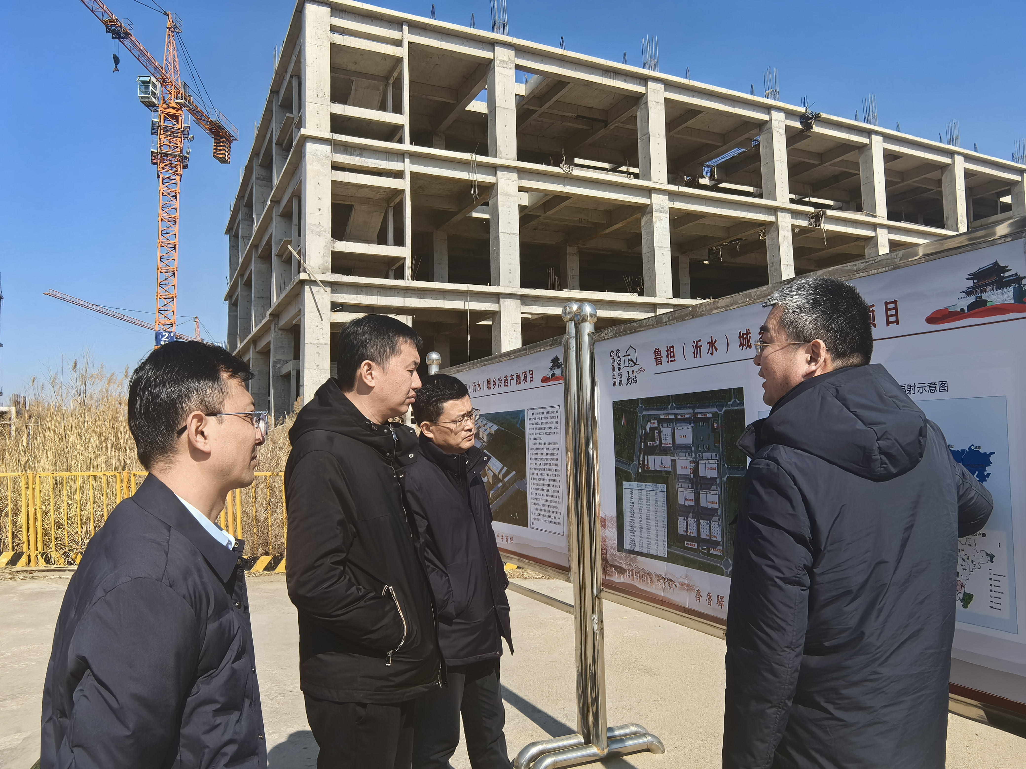山东农业集团投资发展部考察公司园区项目