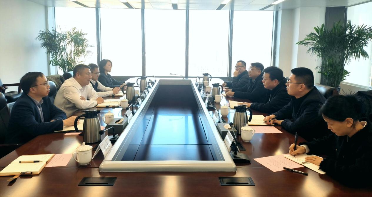 惠新产投董事长孔祥文一行到公司座谈交流